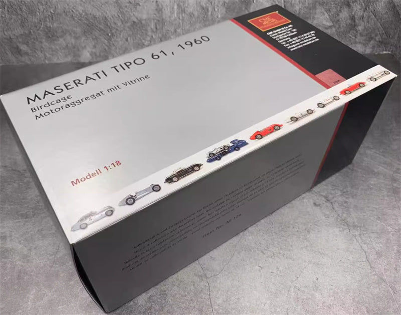 CMC Motor of Maserati Tipo 61 Birdcage 1960 1:18 Car Accessories Pre-built Model view8