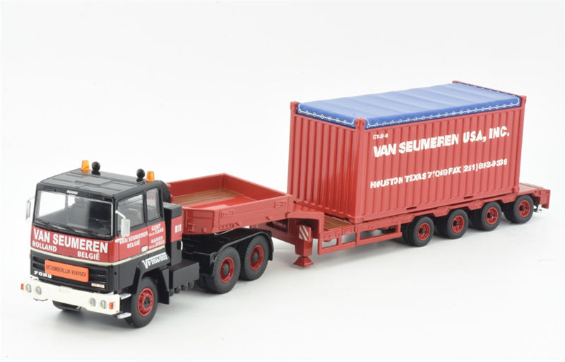 Mammoet  Van Seumeren Ford Transcontinental + container 1:50 Truck Pre-built Model