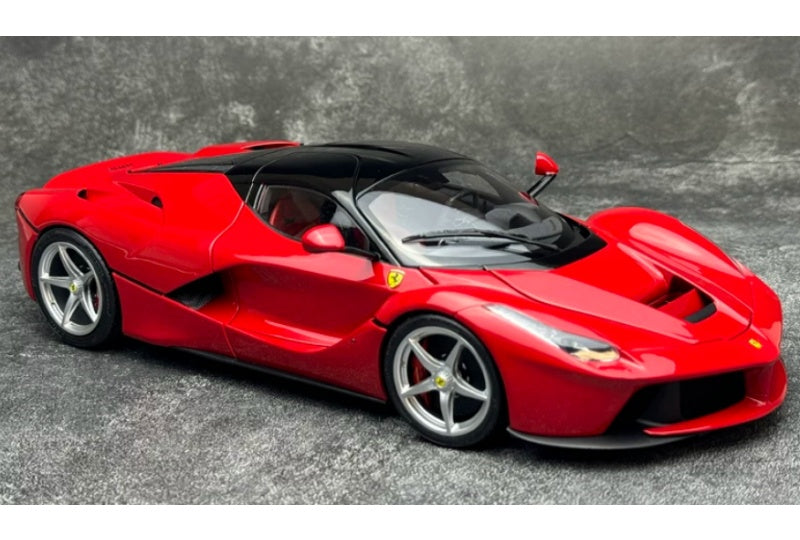 1:18 Ferrari LaFerrari  Standard red black top - silver wheels BBR MODELS  DIECAST Model