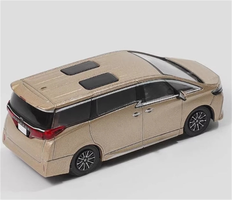 DCT Toyota New Alphard Mpv Gold RHD 1:64 Car Pre-built Model