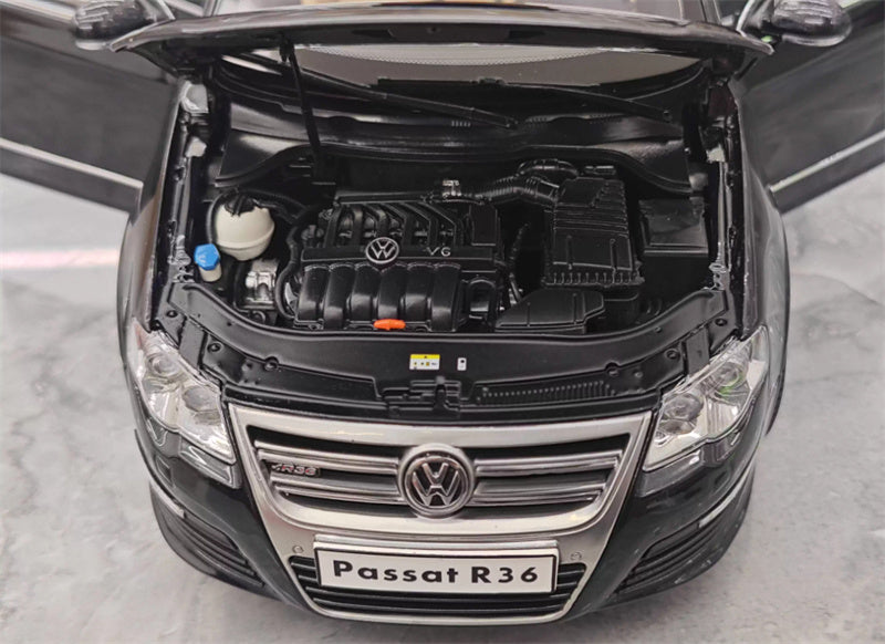NZG Volkswagen VW Passat Estate R36 Classic ceramic jar Car Pearl black with pedal Limited Edition 199PCS ONLY 1:18 Car Pre-built Model view9