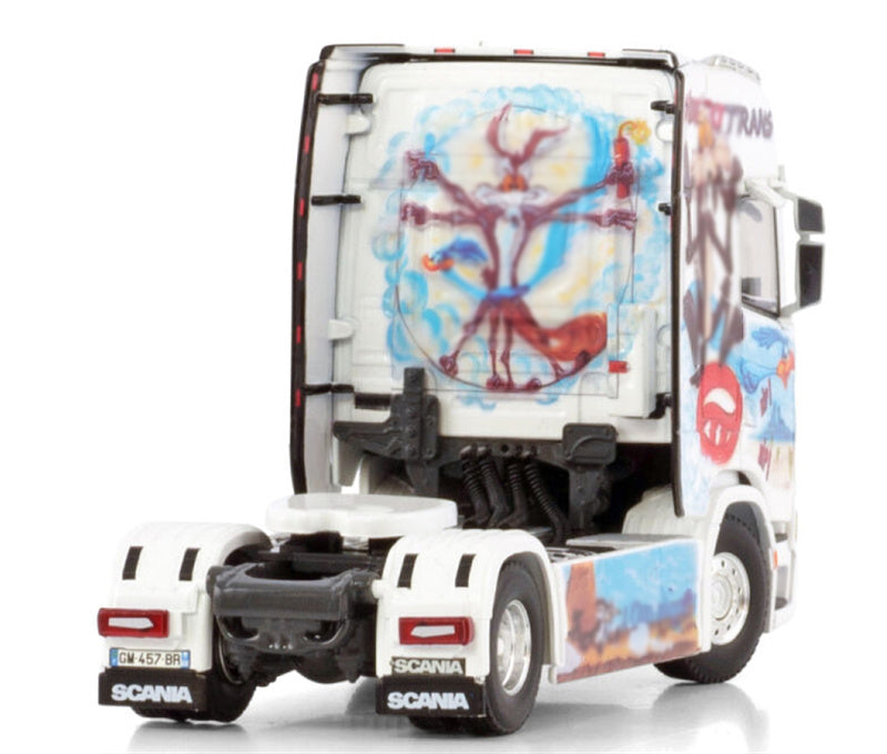 WSI SCANIA S HIGHLINE CS20H 4X2 Giberttrans 1:50 Truck Pre-built Model