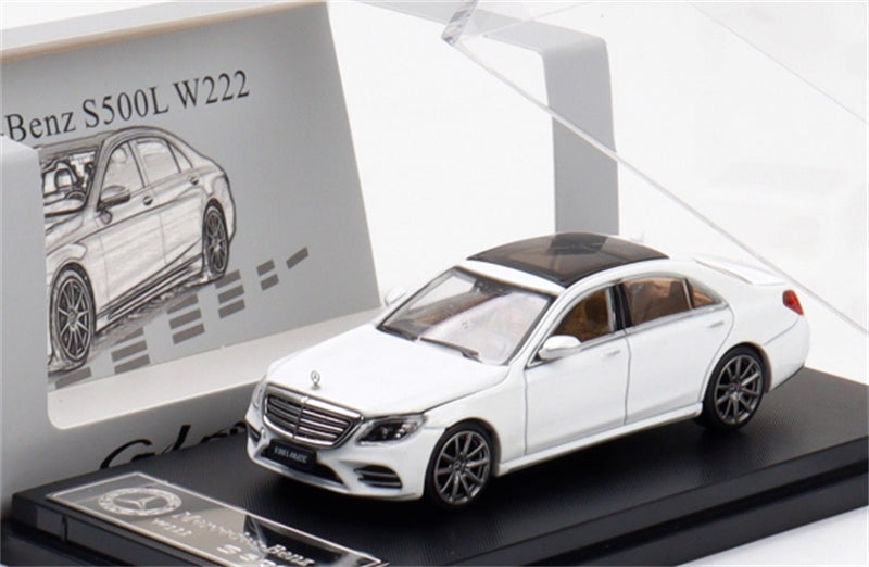 1:64 Mercedes Benz S500L W222 White Glory Model DIECAST Limited Edition 799pcs ONLY Model