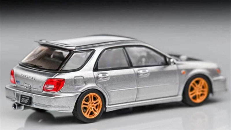 1:64 Subaru Impreza WRX STI 7th Generation Wagon  Silver Gray Furuya DIECAST Model