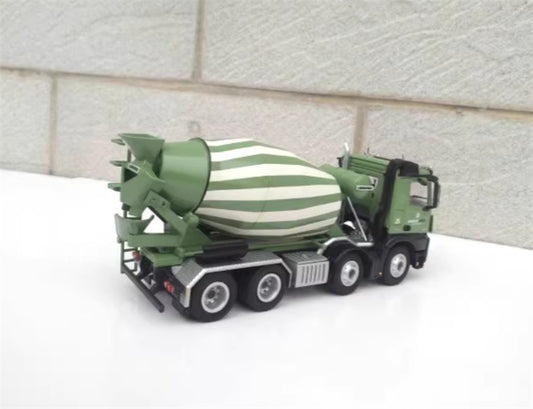 NZG AROCS 8X4 concrete mixer truck Green 1:50 Truck Pre-built Model