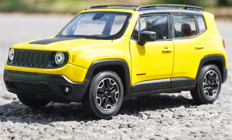 1:24 Jeep Renegade trailhawk  Yellow  WELLY  DIECAST Car Model