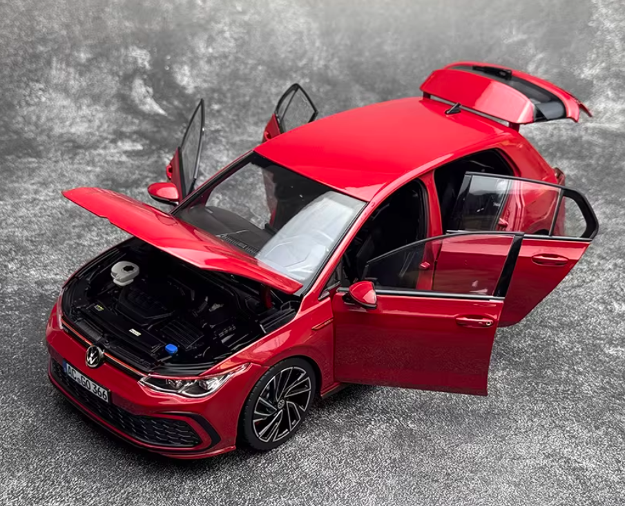 1:18 Volkswagen Golf GTI 2020 Red  NOREV 8th generation DIECAST car Model