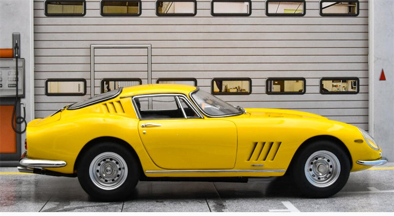 CMC Ferrari 275 GTB/C 1966 Classic sports car yellow 1:18car Pre-a Model