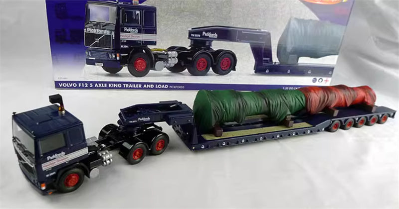 CORGI VOLVO F12 5 AXLE KING TRAILER AND LOAD PICKFORDS Haulage Division Limited Edition 1000PCS ONLY 1:50 Truck Pre-built Model