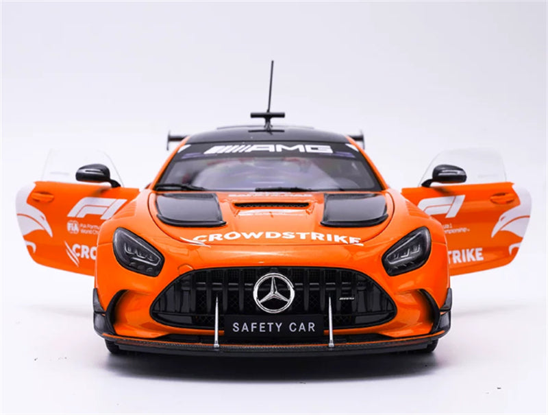 1:18 Mercedes-Benz AMG GT BLACK SERIES 2025 Orange - British Grand Prix MINICHAMPS  DIECAST Model