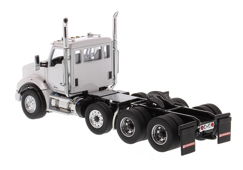 CATERPILLAR KENWORTH T880S SBFA DAY CAB TANDEM WITH PUSHER AXLE 1/50 Truck Pre-built Model