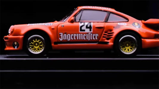 Master Porsche 911 930 Turbo Black Bird Deer head coating Limited Edition 799PCS ONLY 1:64 Car Pre-built Airliner Model Display view2