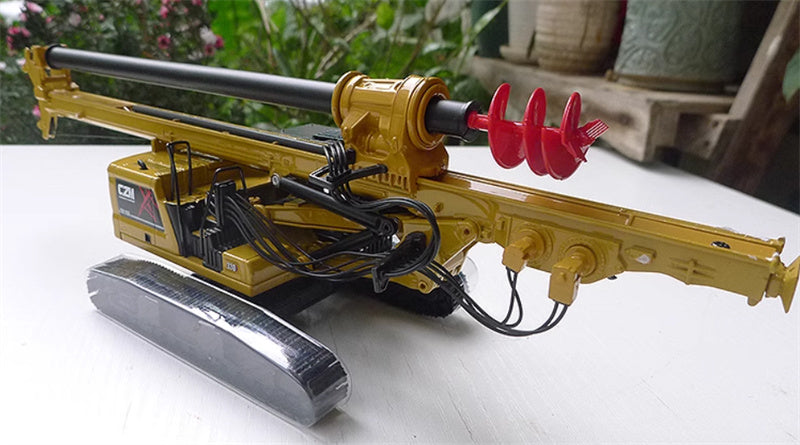 CATERPILLAR CZM  EK160 Cylinder Crowd Drilling Rig 1:50 Truck Pre-assembled Model Display