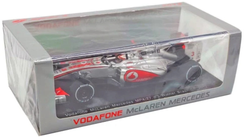 Spark Vodafone McLaren MERCEDES Mp4-27 #3 Winner Brazil GP 2012 Jenson 1:43 Car Pre-built Model view8