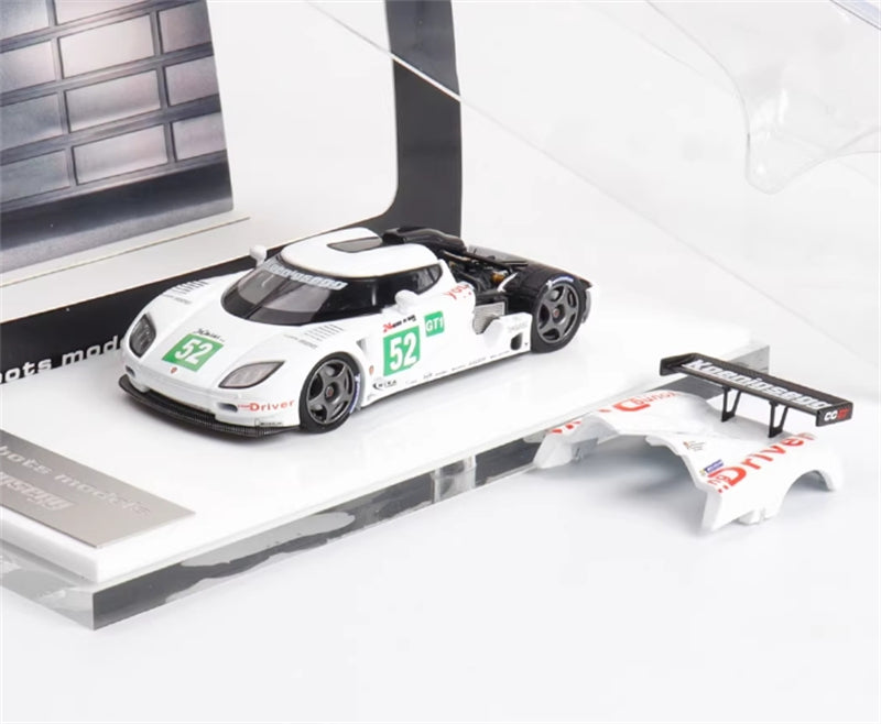 1:64 Koenigsegg CCGT #52 Supercar Limited Edition  White Autobots Models DIECAST Model