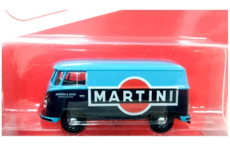 1:64 VW Martini T1 Schuco Martini Livery Diecast Model view1