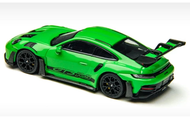 1:64 PORSCHE 911 992 GT3 RS  Green TimeMicro   DIECAST Model