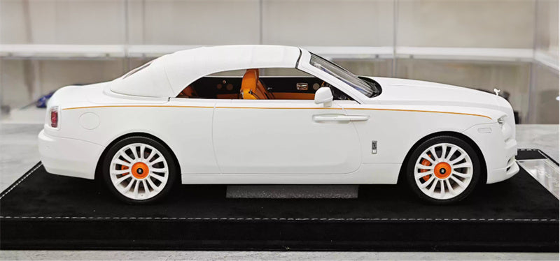 HH Model Rolls Royce Dawn Shadow White Limited Edition 20PCS ONLY 1:18 Car Pre-built Model view8