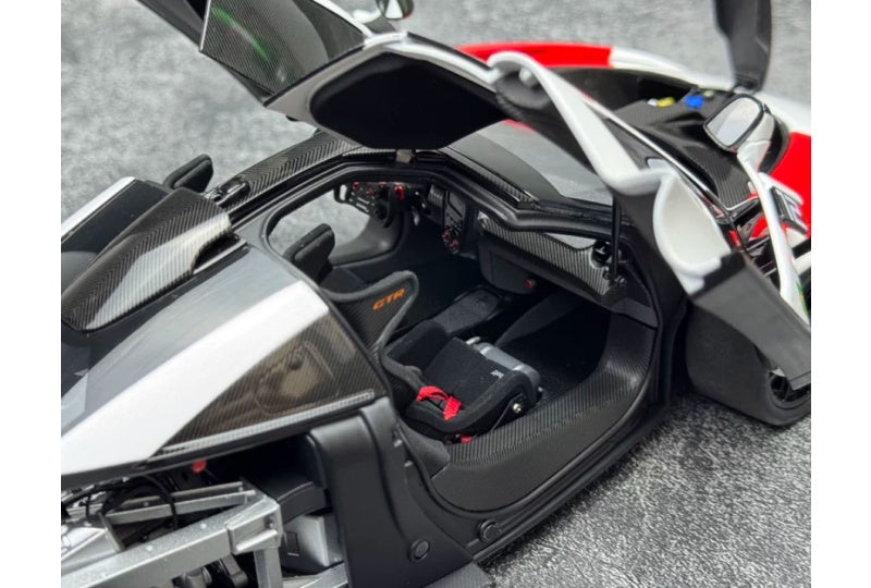 1:18 McLaren Senna GTR #12  red and white LCD MODELS   DIECAST Model