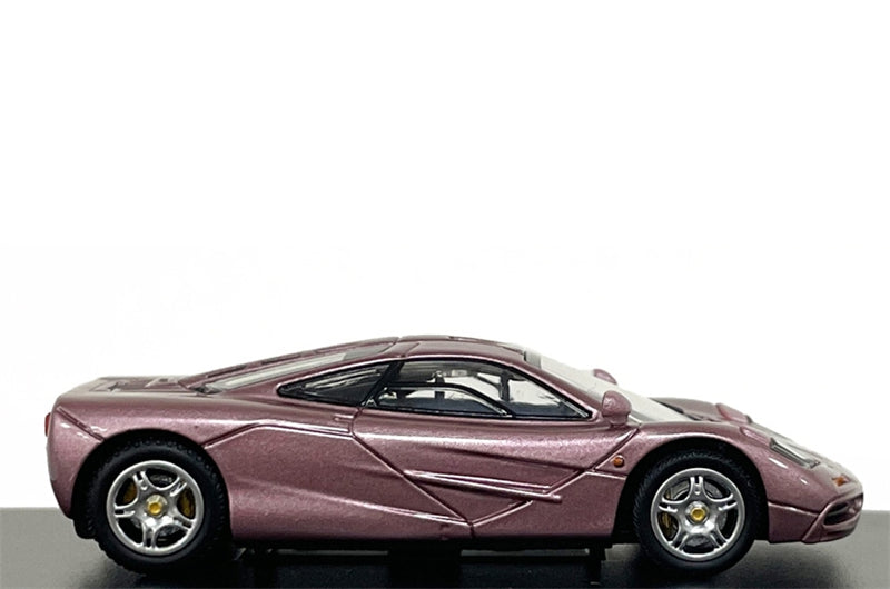 LCD-MODELS Mclaren F1 Super Car Matte Purple 1:64 car Pre-built Model view5