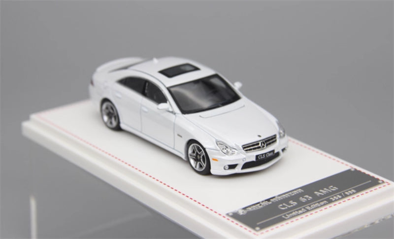 Focal Horizon Mercedes BENZ CLS63 AMG first generation C219 white Limited Edition 999PCS ONLY 1:64 Car Pre-built Model view9