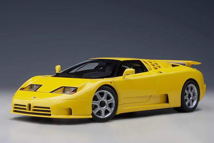 AUTOART BUGATTI EB110 SS yellow 1:18car Pre-a Model