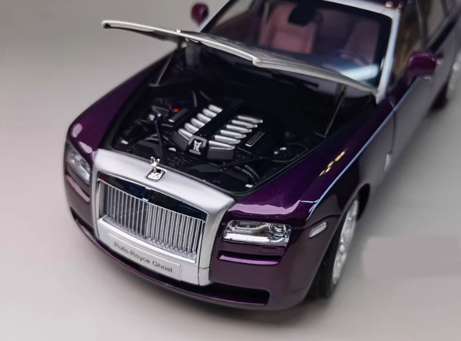 kyosho Rolls Royce RR ghost Nebula Purple 1:18car Pre-a Model
