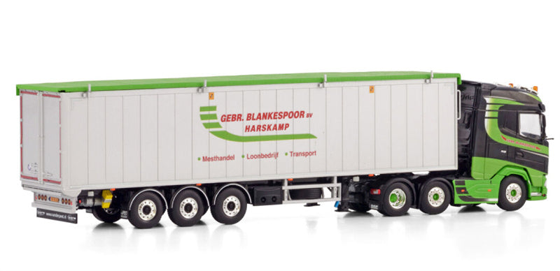 WSI  DAF XG 6X2 TWIN STEER VOLUME TRAILER - 3 AXLE Gebr. Blankespoor By Harskamp 1:50 Truck Pre-built Model