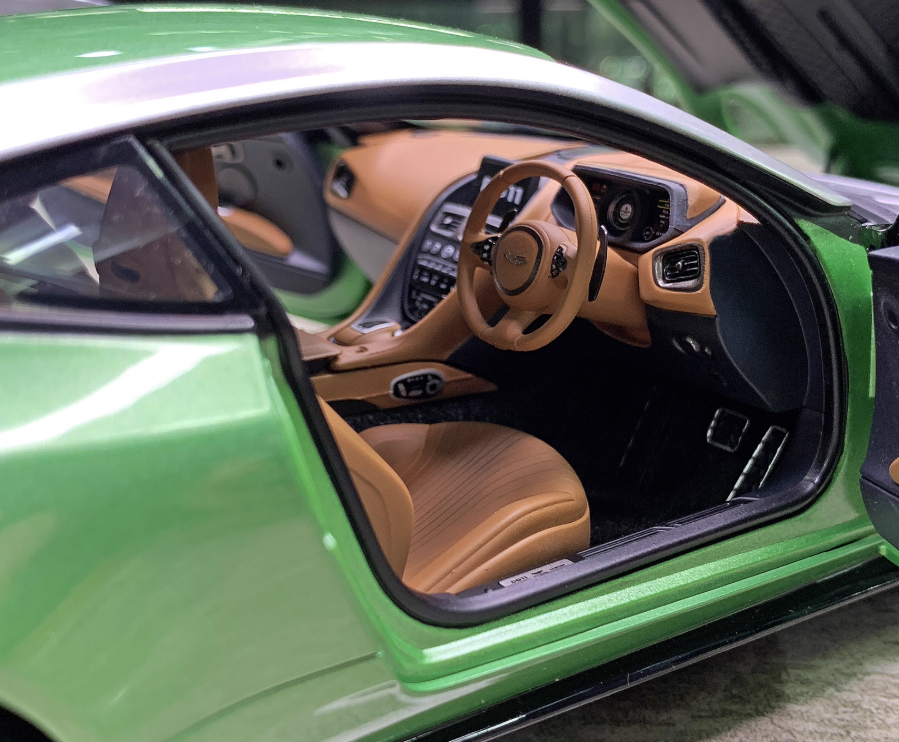 AUTOART Aston Martin DB11 Green 1:18 Car Pre-built Model view12