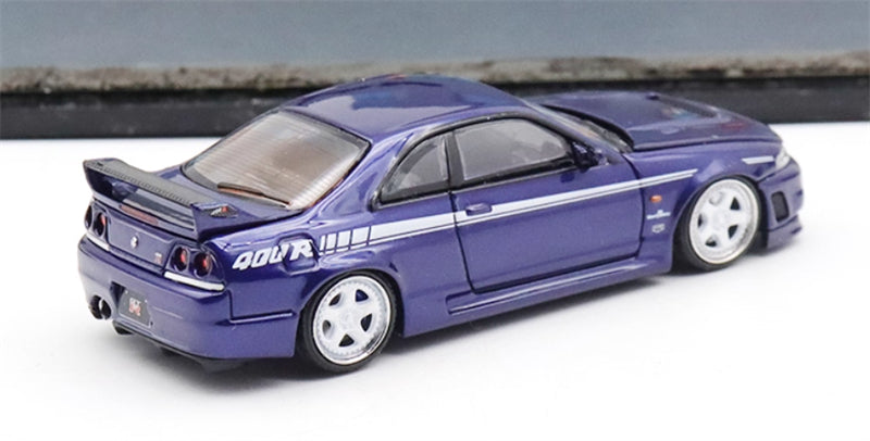 Focal Horizon Nissan Skyline GT-R R33 Nismo 400R Deep Blue Limited Edition 999PCS ONLY 1:64 Car Pre-built Model view5
