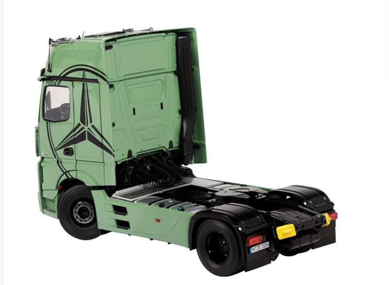 NZG Mercedes Benz Actros Lohr Green Benz logo + double-layer trailer KIT 1:18 DIECAST Truck Lorry