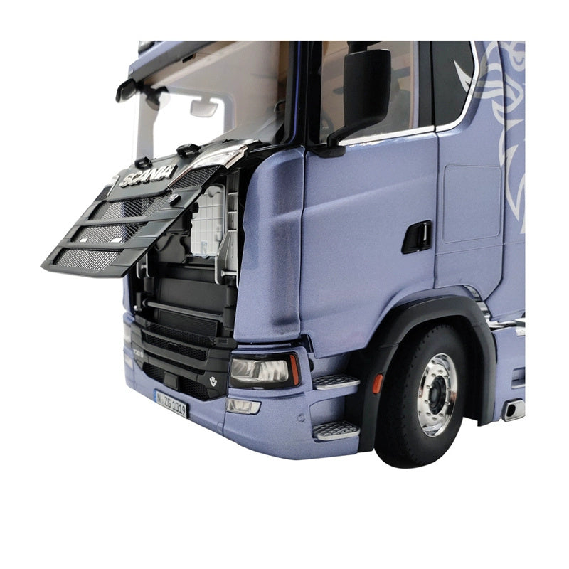 NZG Scania V8 730S 4x2 fictionblue 1:18  DIECAST Truck Lorry