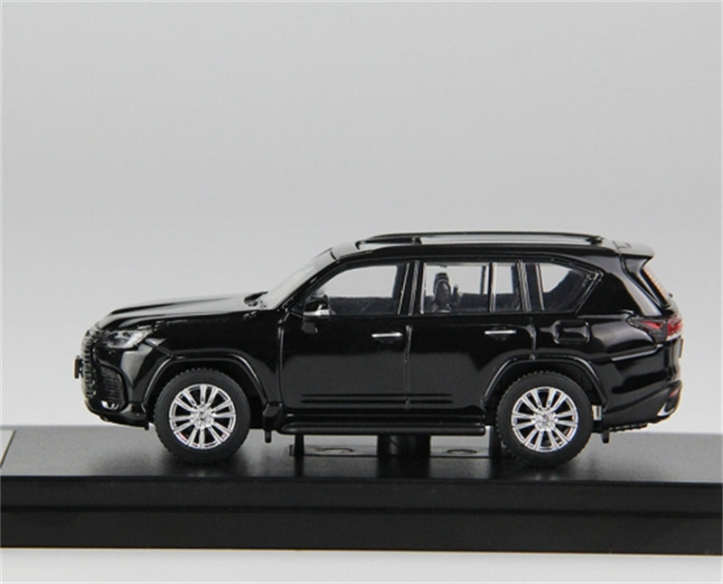 LCD-MODELS Lexus LX600 SUV Pearl Black 1:64 car Pre-built Model view4