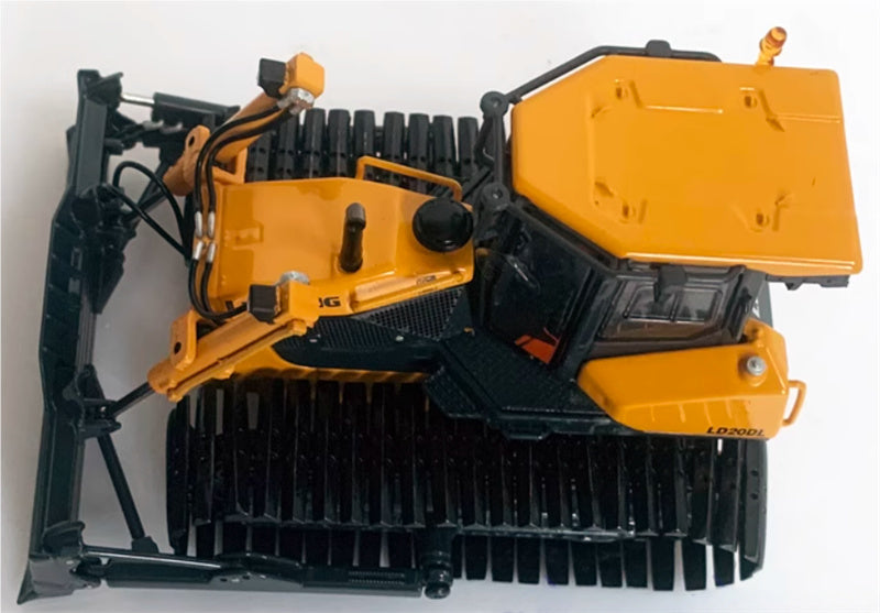 LIUGONG LD20DL Wetland Bulldozer Original yellow coating 1:50 Truck Pre-built Model