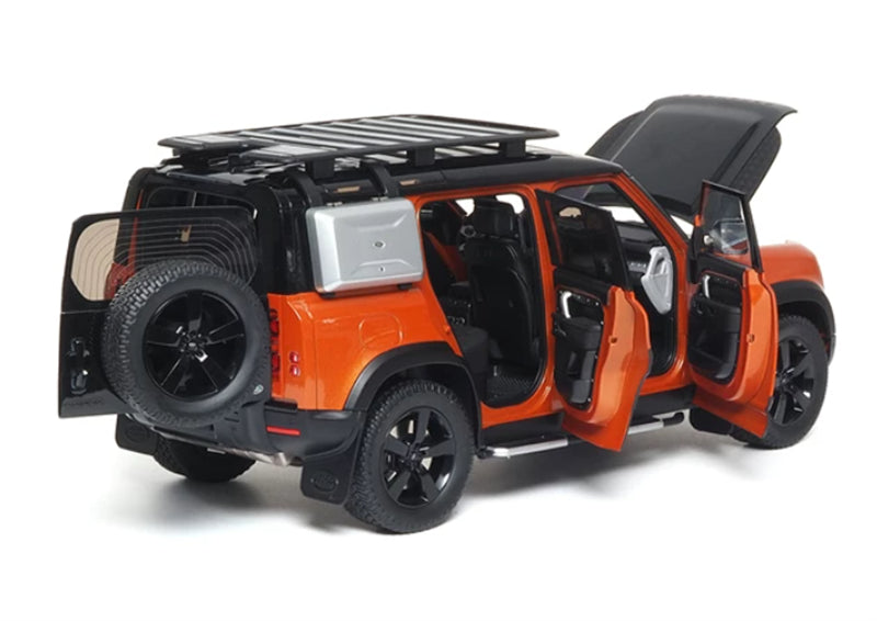 1:18 Land Rover Defender 110 2020 Orange/Black Almost Real Limited Edition 600PCS ONLY DIECAST Model