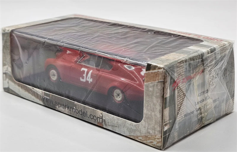 Spark lancia B20 #34 Winner Targa Florio 1952 red 1:43 Car Pre-built Model view8