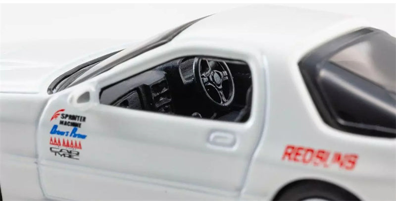 KYOSHO MAZDA SAVANNA RX-7 FC3S White 1:64 Car Pre-built Airliner Model Display view6