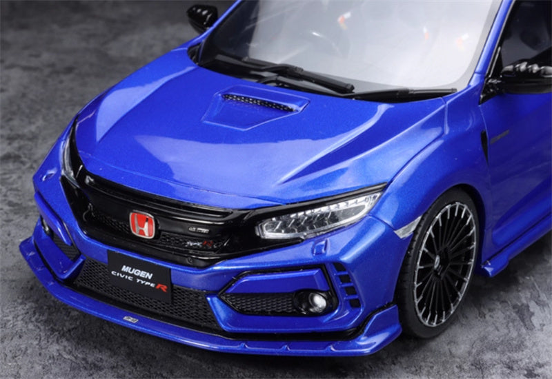 1:18 HONDA CIVIC FK8 2020 Blue OTTO Resin Car Model view9