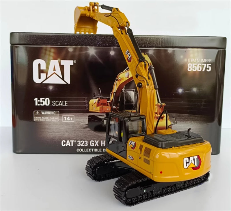 CATERPILLAR 323 GX Next Generation Hydraulic Excavator Yellow 1:50 Truck Pre-built Model