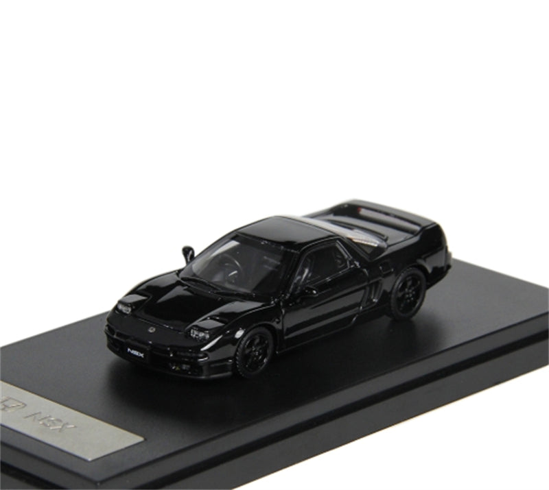 LCD-MODELS Honda NSX MK1 NA1 Black with Flipping Headlights 1:64 car Pre-built Model view1