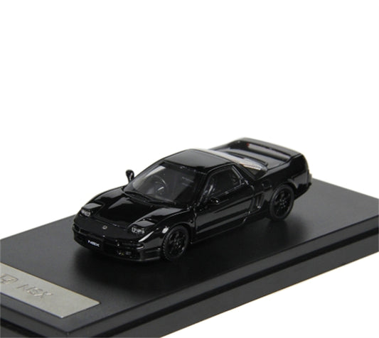 LCD-MODELS Honda NSX MK1 NA1 Black with Flipping Headlights 1:64 car Pre-built Model view1