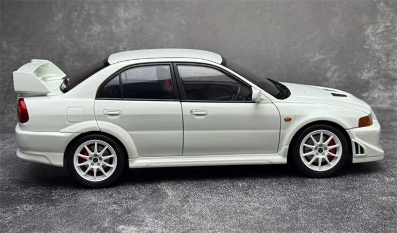 1:18 Mitsubishi Lancer Evolution VI (6.5) GSR T.M.E  Scotia White MOTORHELIX Limited Edition 699PCS ONLY DIECAST Model