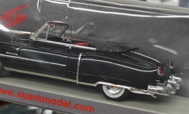 spark Cadillac Series 61 Convertible 1950 Black 1:43 Car Pre-built Model view6