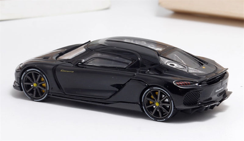 BriScalemicro Koenigsegg Gemera Black Limited Edition 299PCS ONLY 1:64 Car Pre-built Model view2