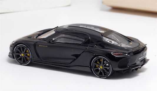 BriScalemicro Koenigsegg Gemera Black Limited Edition 299PCS ONLY 1:64 Car Pre-built Model view2