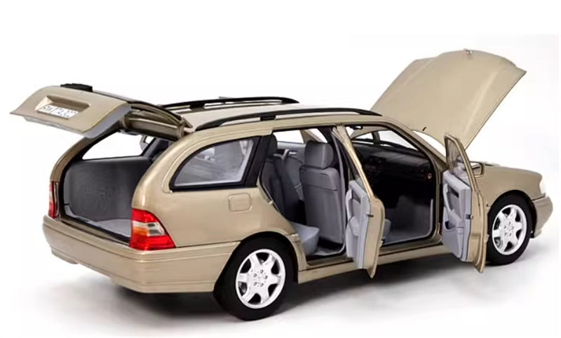 NOREV Mercedes Benz C-CLASS T 1997 station wagon Champagne Gold 1:18 Car Pre-built Model view9