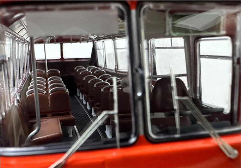 DEMPRICE Russian 695 Bus red 1:43 Bus Pre-built Model view8