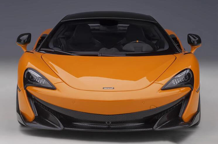 AUTOART McLaren 600LT sports car orange 1:18car Pre-a Model