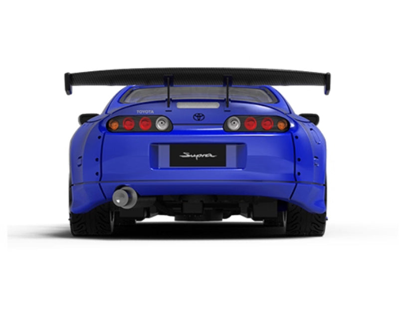 BSC Toyota Supra A80Z Blue Gold Wheel regular version White base Limited Edition 499PCS ONLY 1:64 Car Pre-built Model view5