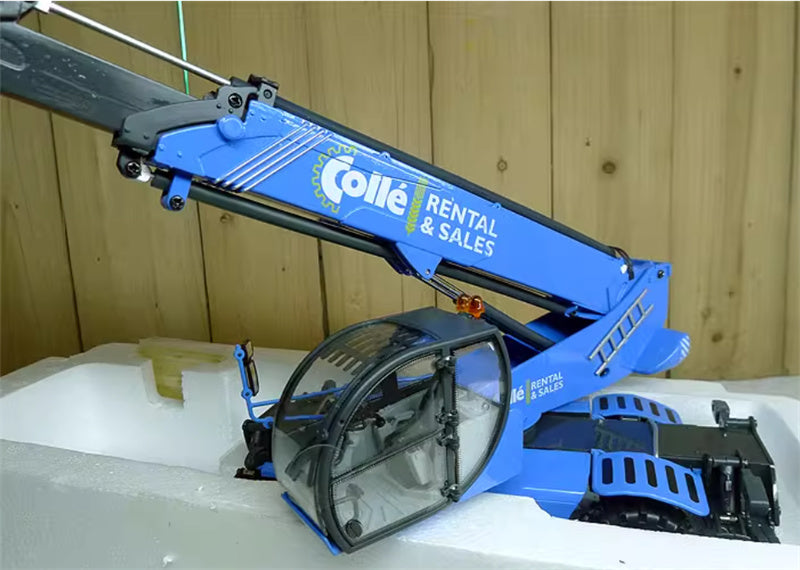 ROS MAGNI RTH 6.35 SH Colle RENTAL&SALES Rotating Telehandler Blue 1:32 Truck Pre-built Model